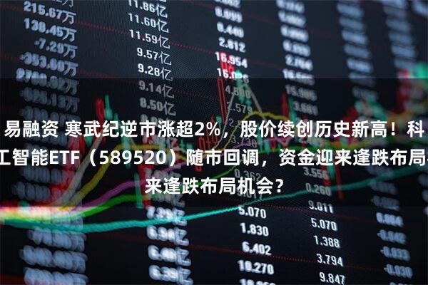 易融资 寒武纪逆市涨超2%，股价续创历史新高！科创人工智能ETF（589520）随市回调，资金迎来逢跌布局机会？
