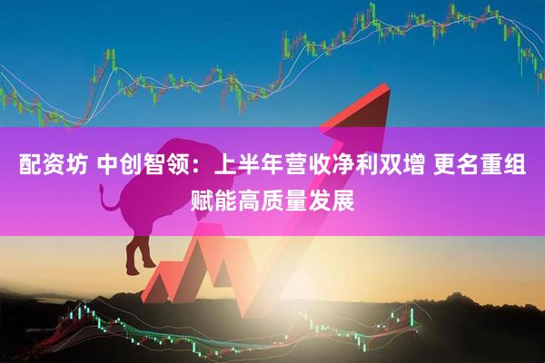 配资坊 中创智领：上半年营收净利双增 更名重组赋能高质量发展