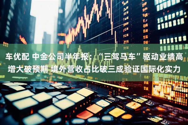车优配 中金公司半年报：“三驾马车”驱动业绩高增大破预期 境外营收占比破三成验证国际化实力