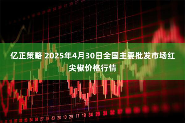 亿正策略 2025年4月30日全国主要批发市场红尖椒价格行情